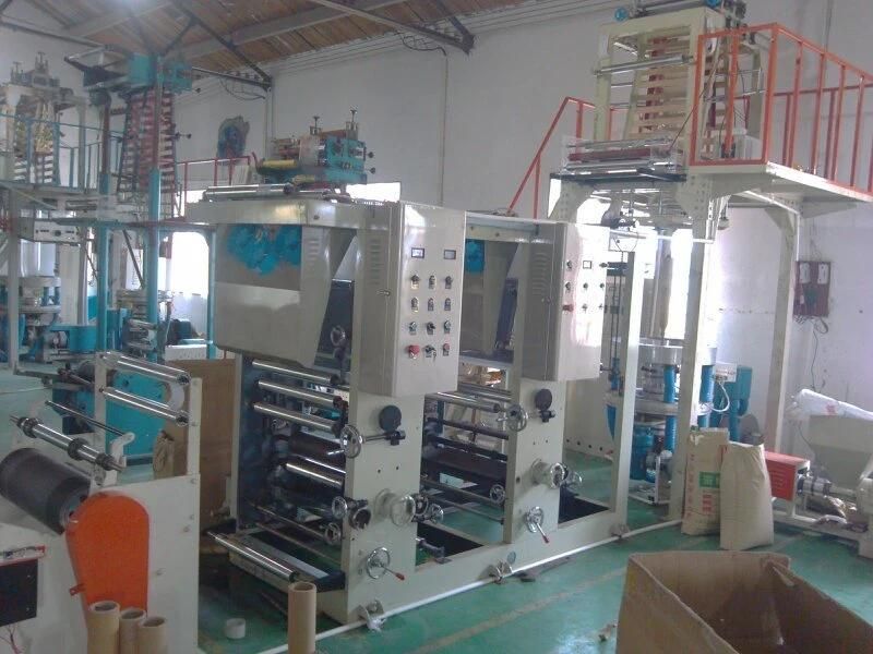 Film Blowing with Gravure Printing Machine Line