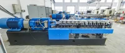 PVC/PP/PE Plastic Granules Co-Rotating Twin Screw Extruder