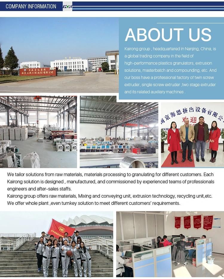 EVA Plastic Granules Making Machine Twin Screw Extruding Machine