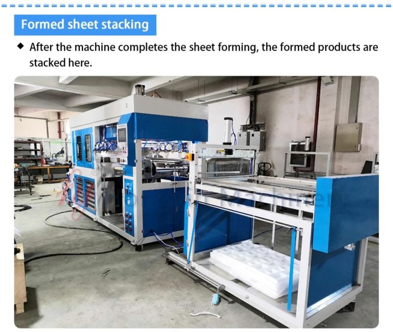 Raw Pet Sheet Vacuum Forming Machine