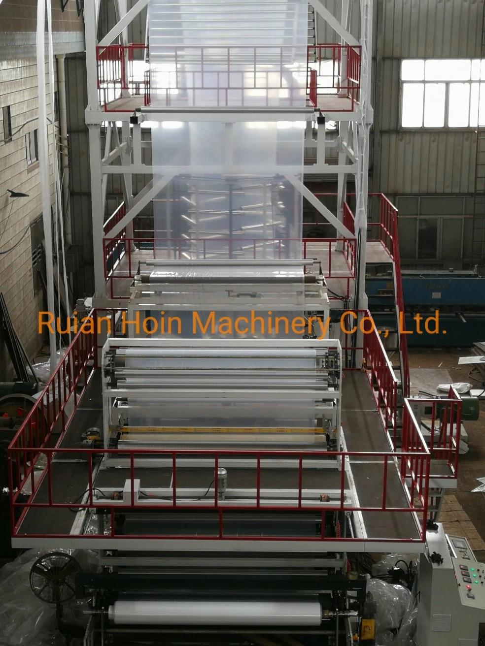 Three-to-Seven Layer Co-Extrusion Traction Film Blowing Machine