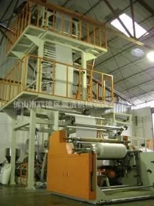 ABA Three Layers Co-Extrusion Automatic Roller Changing Film Blowing Machine