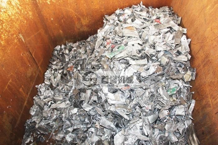 Aluminum Recycling Shredder Plant / Waste Plastic Shredder Plant