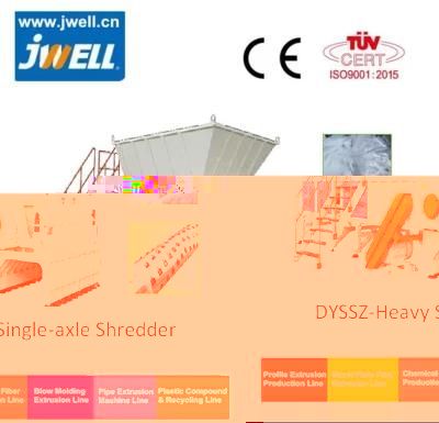 Dyssz Heavy Single Axle Shredder for Hard Shredded Recycled Material