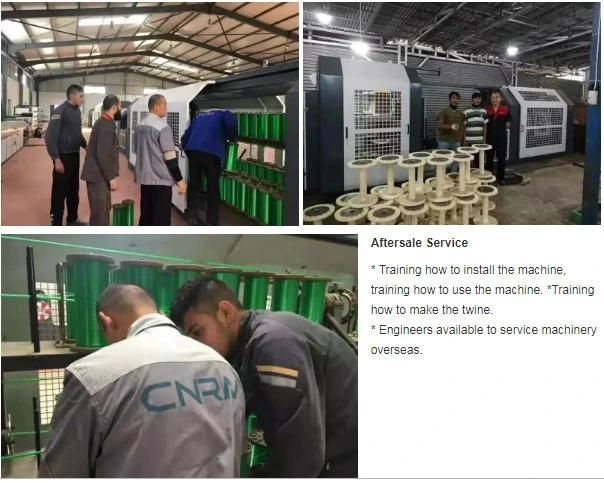 Cnrm Supplied Complete Plastic Rope Production Line 3 Strand & 4 Strand Twisted Pet Polypropylene PP Rope Making Machine