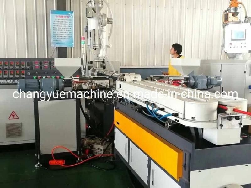 New Style PE PVC Single Wall Corrugated Pipe Production Line