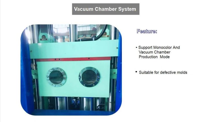 Eight Stations Vacuum Chamber Automatic Sports Shoes Sole EVA Moulding Machine