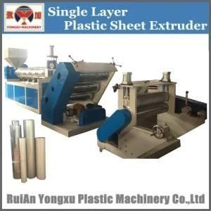 One Layer Plastic Sheet Extruder