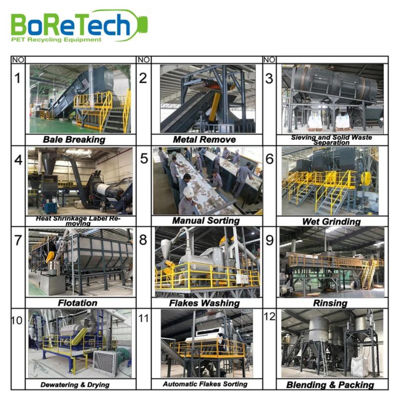 Dry Trommel for Waste PET Recycling Equipment