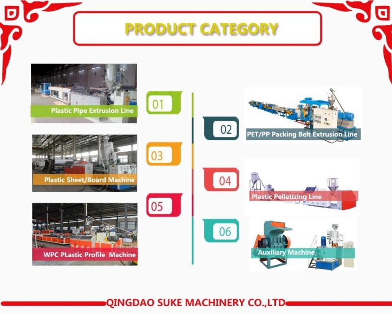 High Quality PVC/ WPC/PE/PP Wood Plastic Profile Production Extrusion Machine Line