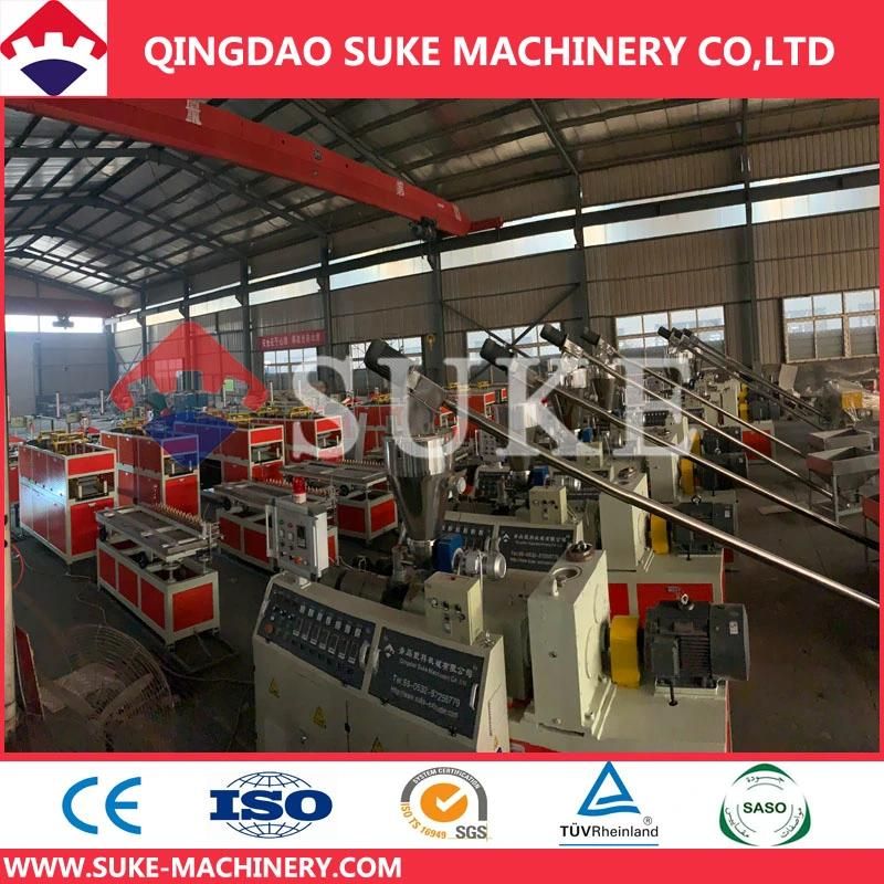 Twin Screw Plastic Extruder Machine for PVC Panel Product