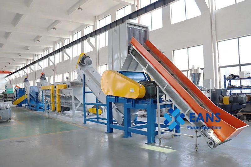 Waste PP HDPE PE Stretch Film Plastic Pelletizing Recycling Machine