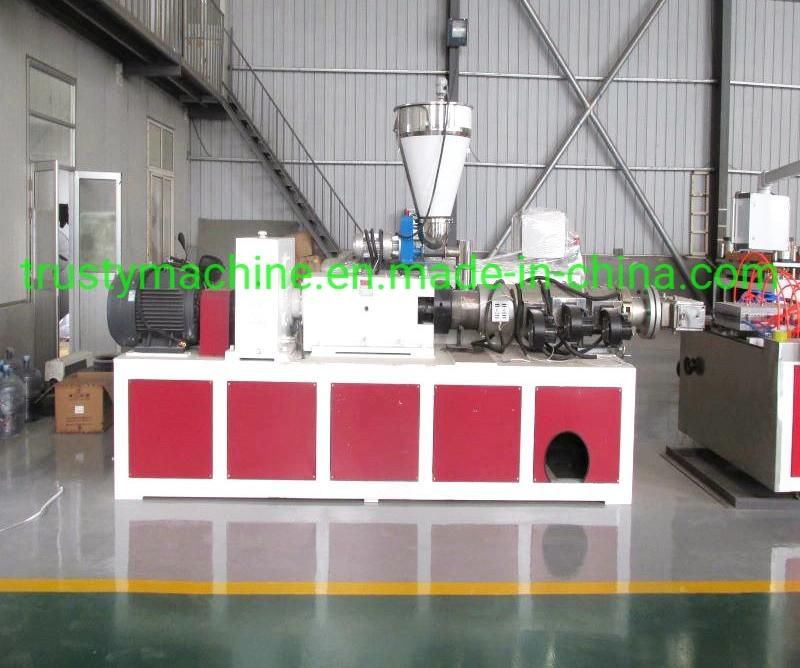 Twin Conical Screw PVC/UPVC Profile Extrusion Production Line