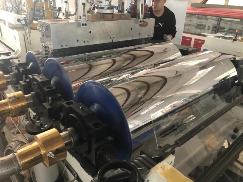 Pet Sheet Extruder Machinery Transparent Film Extrusion Line Pet Plastic Sheet Making Machine