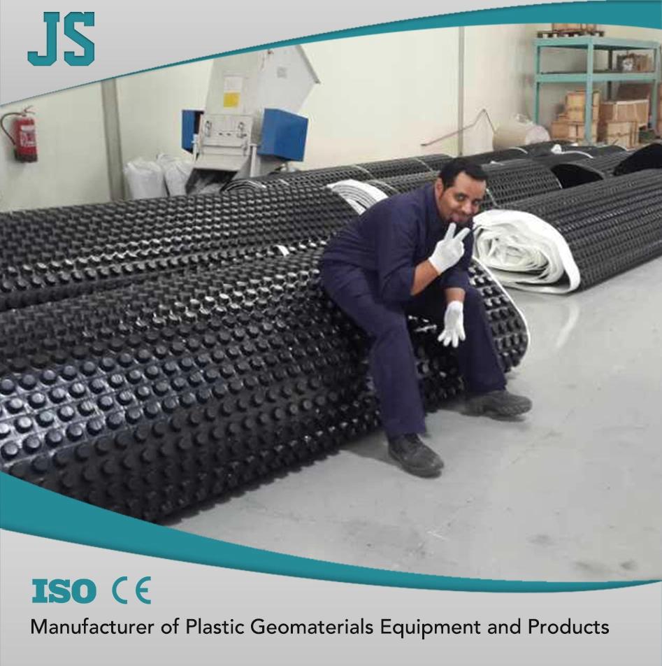 Plastic Drain Board Machine with Geotextile Lamination