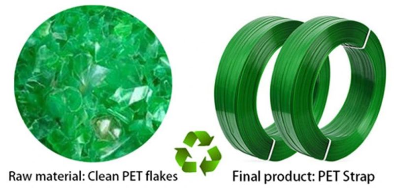 Plastic Pet PP High Strength Strap Belt Band Production Extruder Machine Line