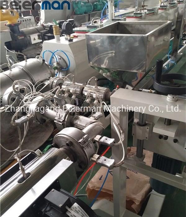 110mm-160mm HDPE 2 Layers High Pressure Composite Pipe Single Screw Extruder Production Line ABB/Delta/Siemens 300-400kg Output