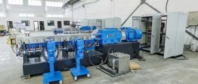 Plastic PVC Granules Two Stage Compounding Extruder Pelletizing System