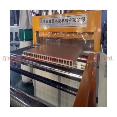 Turnkey Wood Plastic PVC WPC Door Making Machine / Wood Plastic WPC Machine