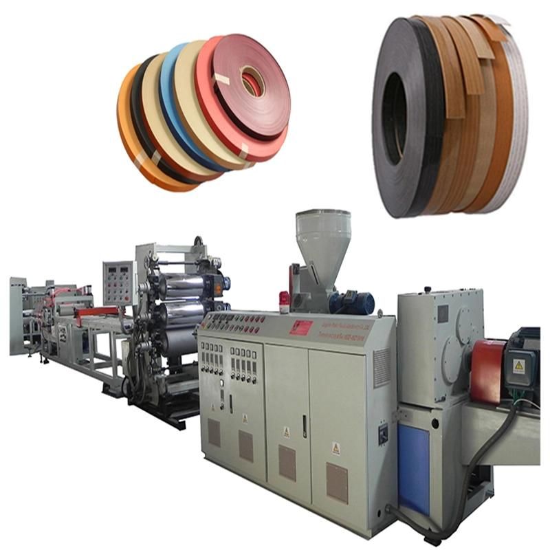 PVC Edge Banding Extrusion Machine Furniture Dege Band Production Line with Printing Machine