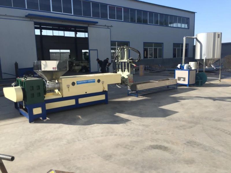 Single Screw Waste Plastic Granulator Recycling Pelletizer PE PP Plastic Pelletizing Machine