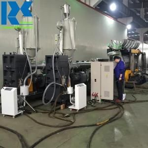 HDPE Double Wall Corrugated Pipe Plastic Extrusion Machine Equipment Line