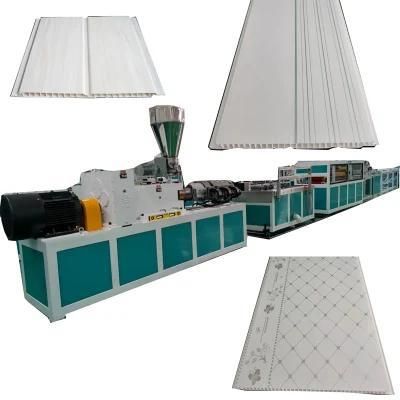 300mm-600mm PVC Decorative Ceiling Panel Extrusion Production Line