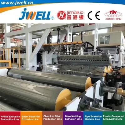 Jwell -TPU Film Making Machine Extrusoin Plastic Recycling Machinery Used in Field of Shoe ...