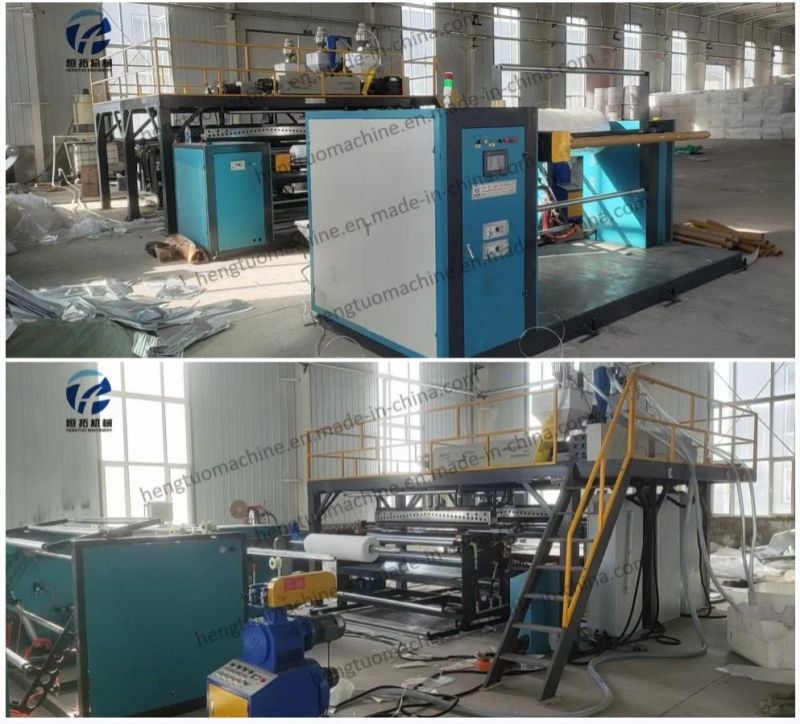 Double Layer or Multi-Layer Air Bubble Film Sheet Making Machine for Plastic PE Wrap Sheet Packaging