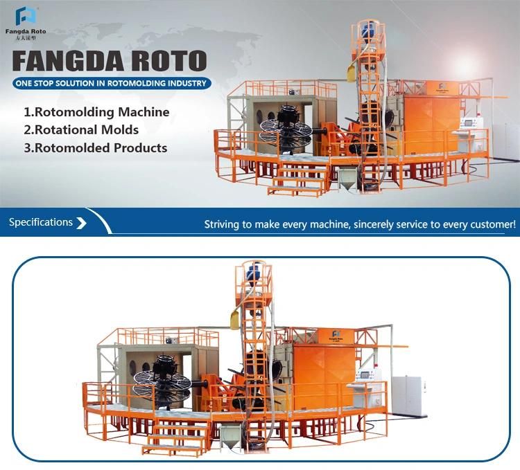 Plastic Product Making Multi-Arms Carousel Rotomolding Machine