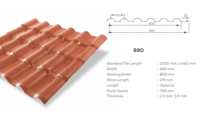 ASA Coated PVC Roof Tile Co-Extrusion Line