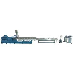 Pelletizing PE Pet Screw and Barrel Plastic Recycling Extruder Machine