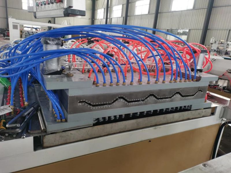 Factory Price 800mm-1000mm Width PVC ASA Glazed Roof Tile Production Line Twin Screw Plastic Extruder Machine