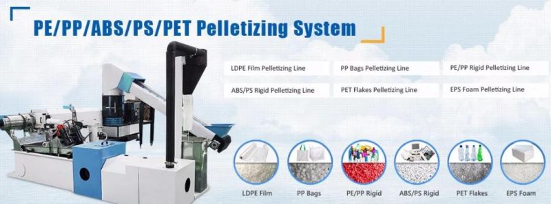 PE PP Plastic Granulator Plastic Recycling Granulator Machine