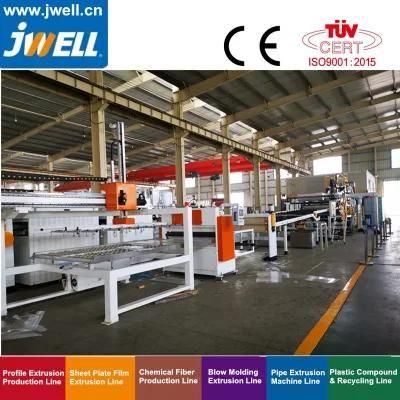 Jwell GPPS/PMMA Sheet/Board/Plate Extrusion Line/Extruder/Machine 1400mm 2200mm