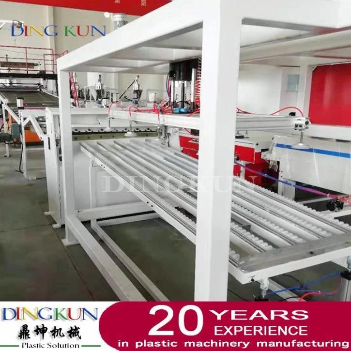 PVC Marble Sheet Profile Extrusion Line Making Machine Conical Twin Screw Machine for Customized Profile