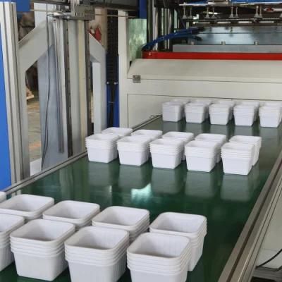 Stainless Track Plastic Glass Cup Sami Automatic Plastic Cup Making Machine for Sale Price