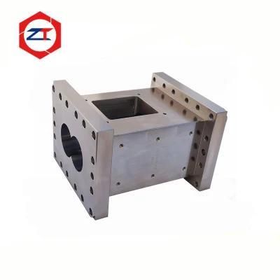Double Screw Manufacturer Bimetallic Alloy Coating Extruder Machine Parts Screw Barrel