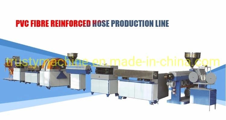 PVC Fiber Reinforced Soft Pipe Extrusion Line Machine/PVC Hose Extruder Machine/Plastic Pipe Machine