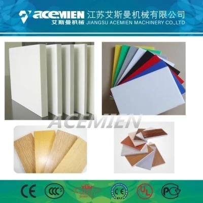 High Quality China PVC Crust Foam Board Making Machine with Sjz-80/156 Extruder