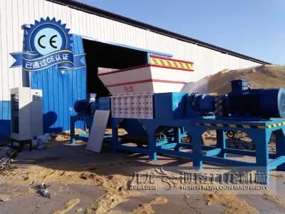 Biomass Grinder Crushing Straw as Material Used for Power Station