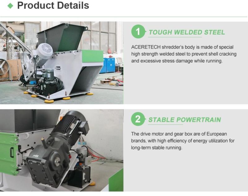 Ls (010) with Siemens PLC Plastic Bag Bottle Cutting Shredding Machine