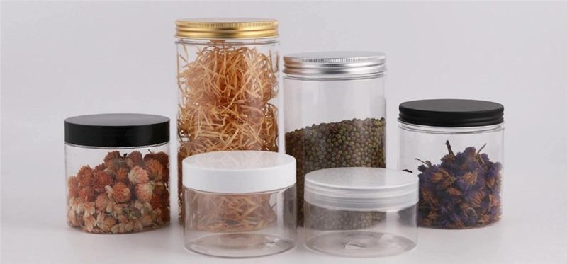 Pet Plastic Jars Food Packaging Clear Cans Wide Mouth Bottles Make Making Maker