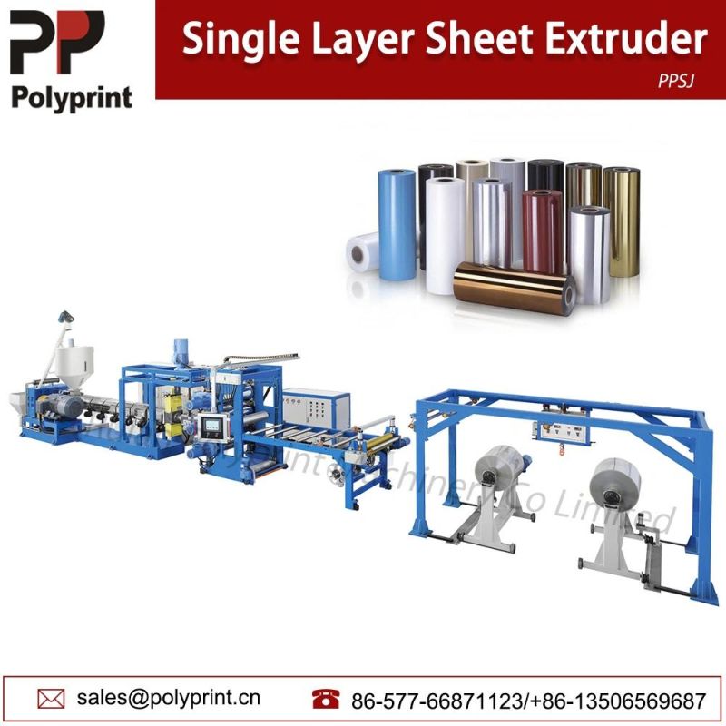 High Capacity Plastic Sheet Extruding Line PP Material Plastic Sheet Extruder for Two Layer Sheet