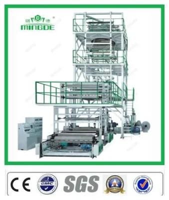 PE Plastic Three-Layer Co-Extrusion Blown Film Machine