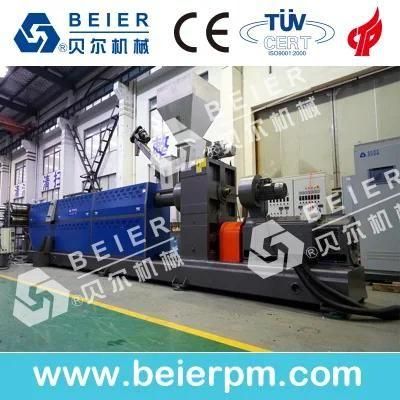 Two Stage PE PP Flake Strand Pelletizing Line 250kg/H Ce