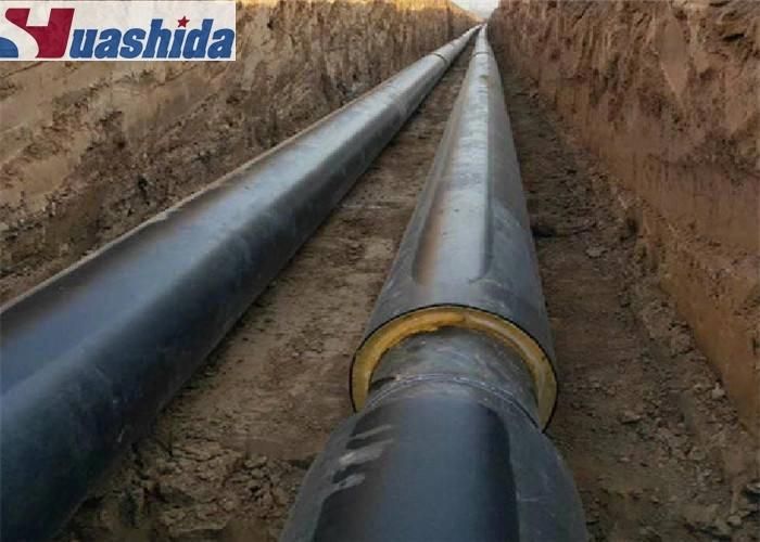 HDPE Casing Pipe Extruder/PU Foam Preinsulated Pipe Production Line Huashida Manufacturer