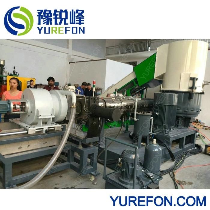 PP/PE/LDPE/HDPE/BOPP Film & Woven Bag PS ABS Pet Recycling Plastic Pelletizing Granulator