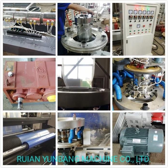 High-Speed LDPE HDPE ABA Extruder Plastic Film Blowing Machine