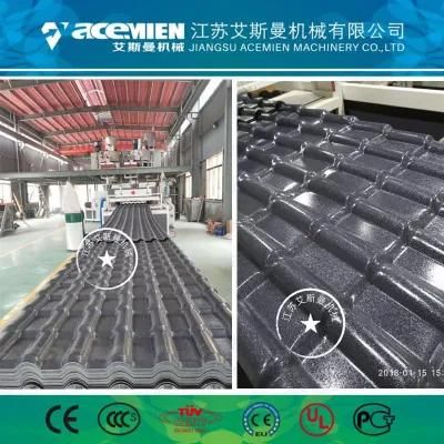 Anti Corrosion ASA Synthetic Resin Roof Sheet Extrusion Machinery Line